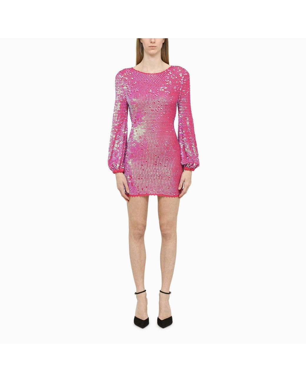 retroféte Retrofête Iridescent Lilac/pink Short Dress | Lyst UK