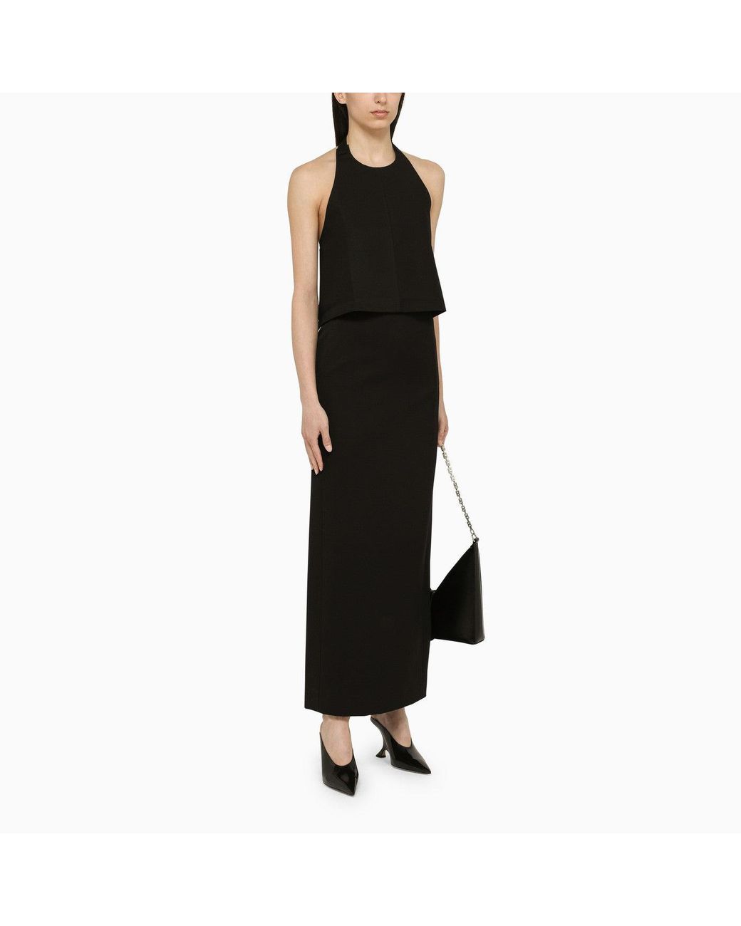Wardrobe NYC Black Long Skirt With Slit | Lyst
