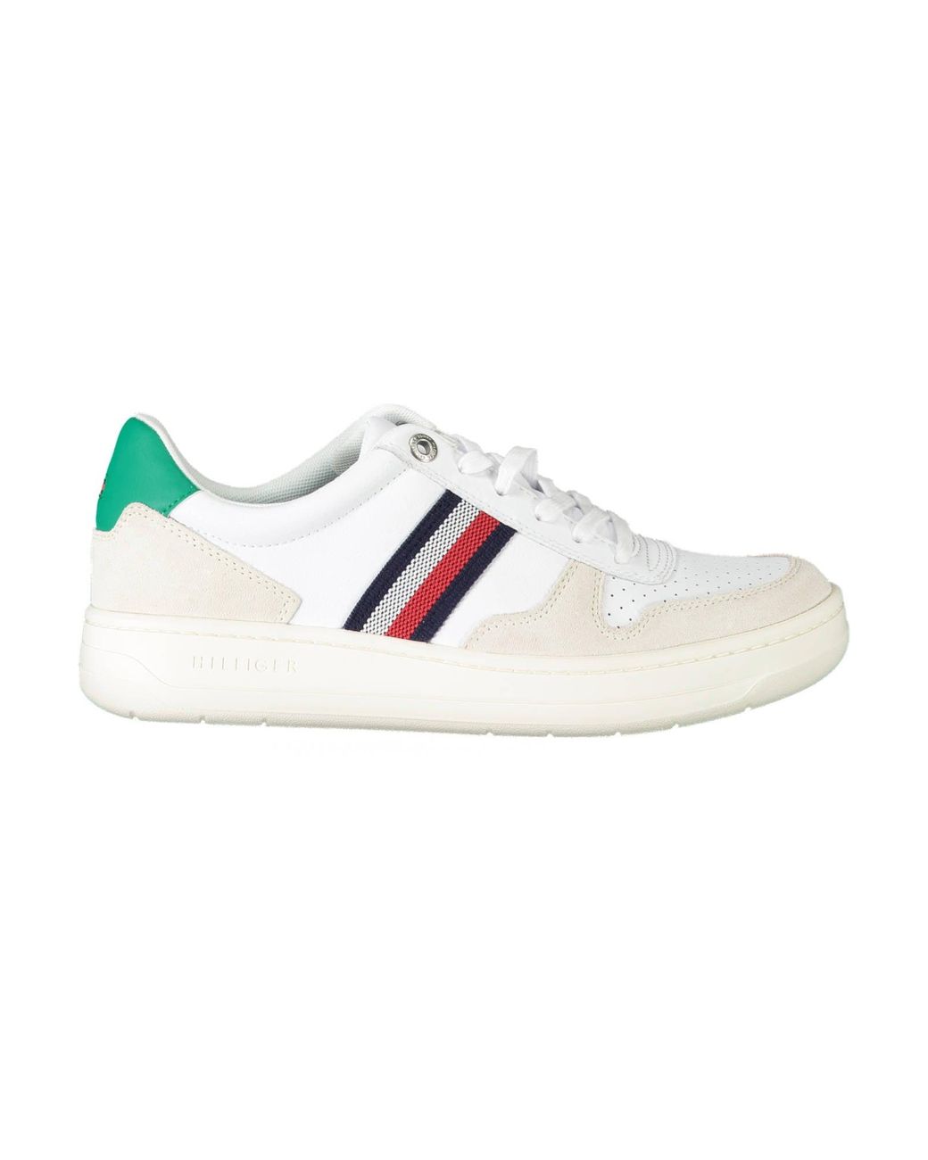 Tommy Hilfiger Polyester Sneaker in Green for Men | Lyst