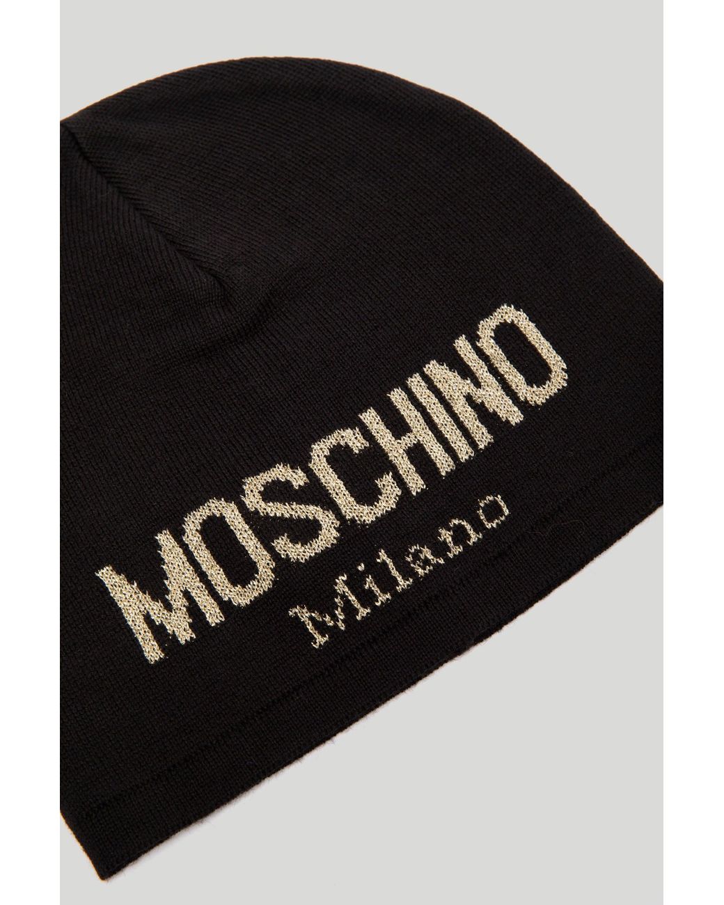 Moschino Berretto Nero Con Logo in Black | Lyst