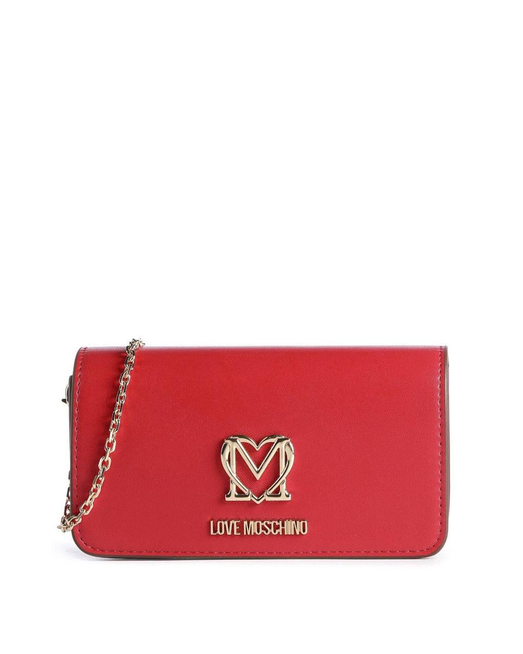 Love Moschino Shoulder Bag in Red | Lyst