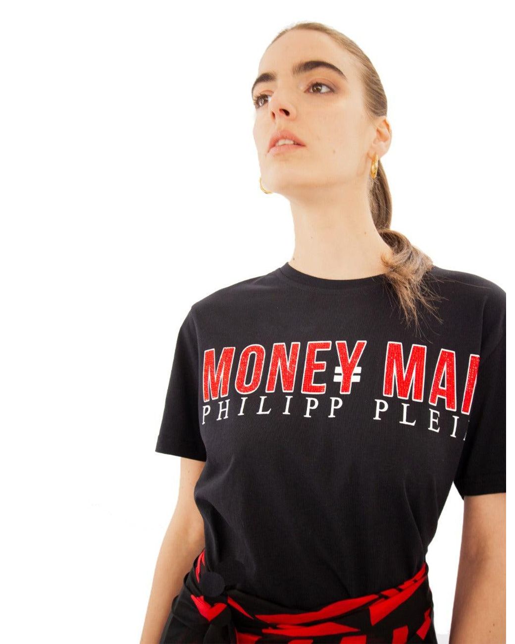 Philipp Plein Cotton T-shirt Money Man 