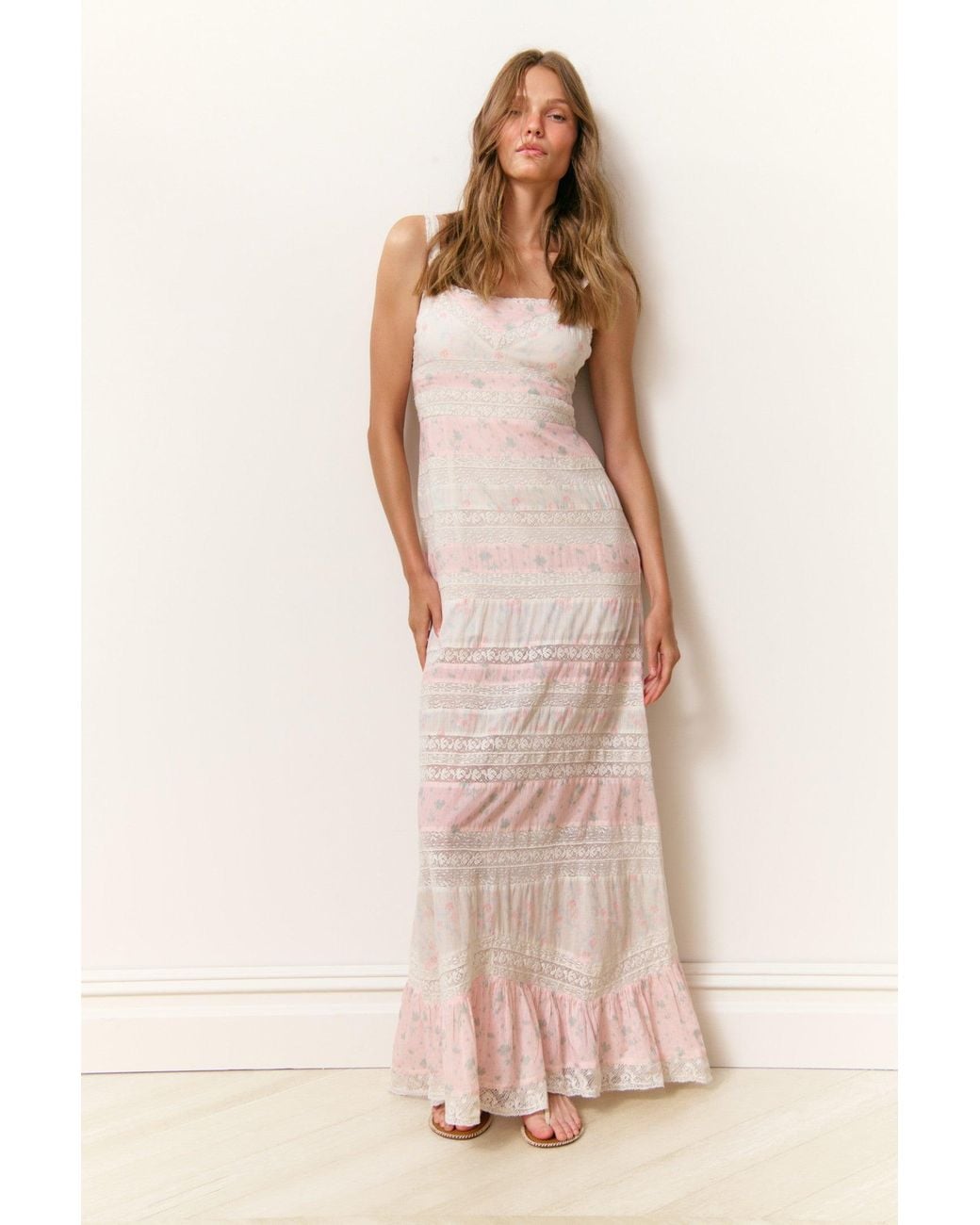 knee length dresses for ladies LoveShackFancy Ellitia Maxi Dress main image 1