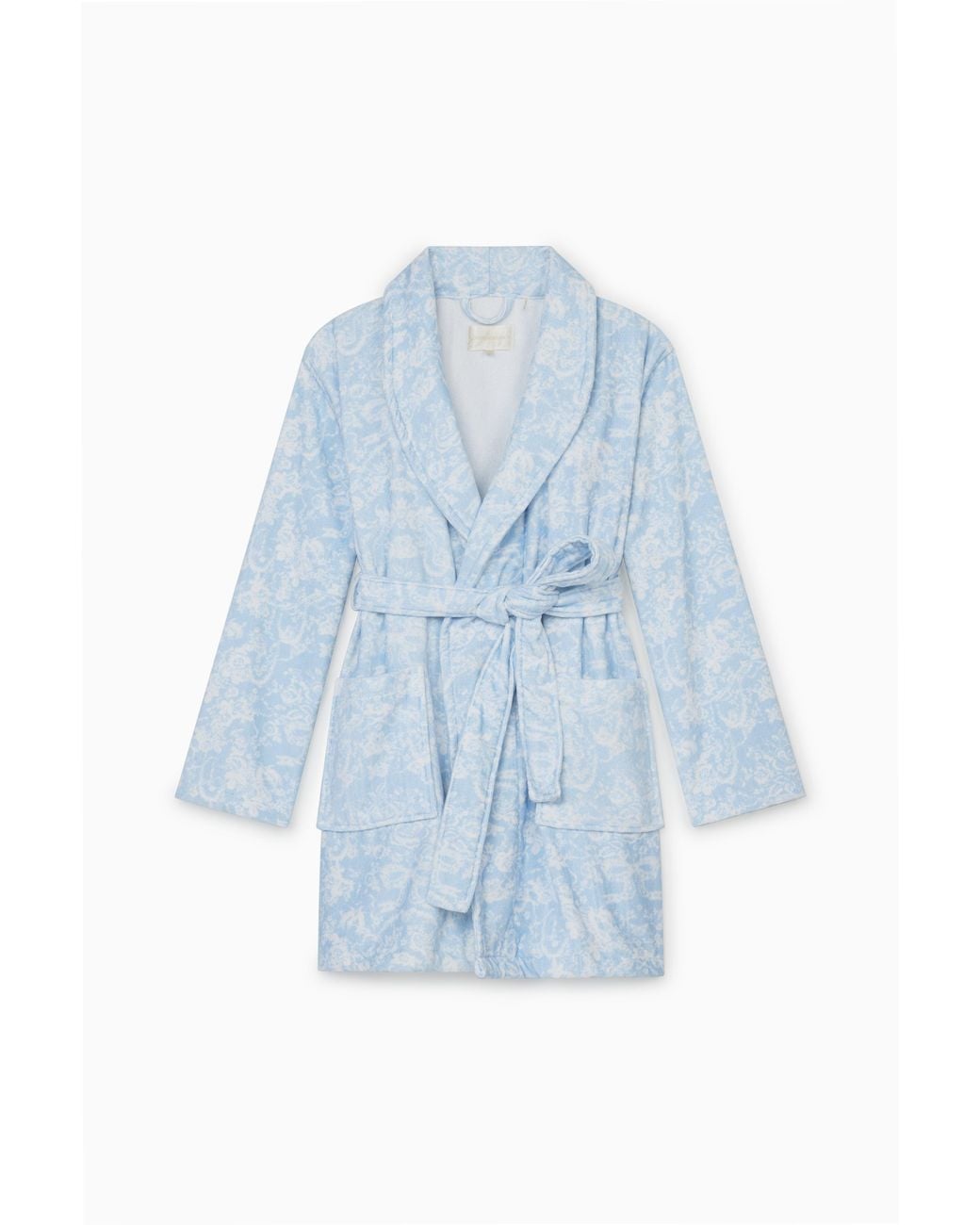 LoveShackFancy Blue Holiday Indie Robe For