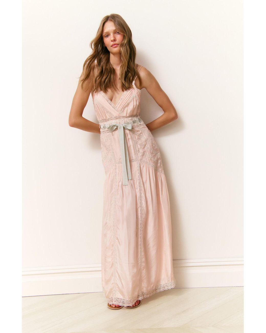 tadashi shoji lace pintuck dress Pintuck Jersey Strapless Gown – Tadashi Shoji Official Online Boutique main image 1