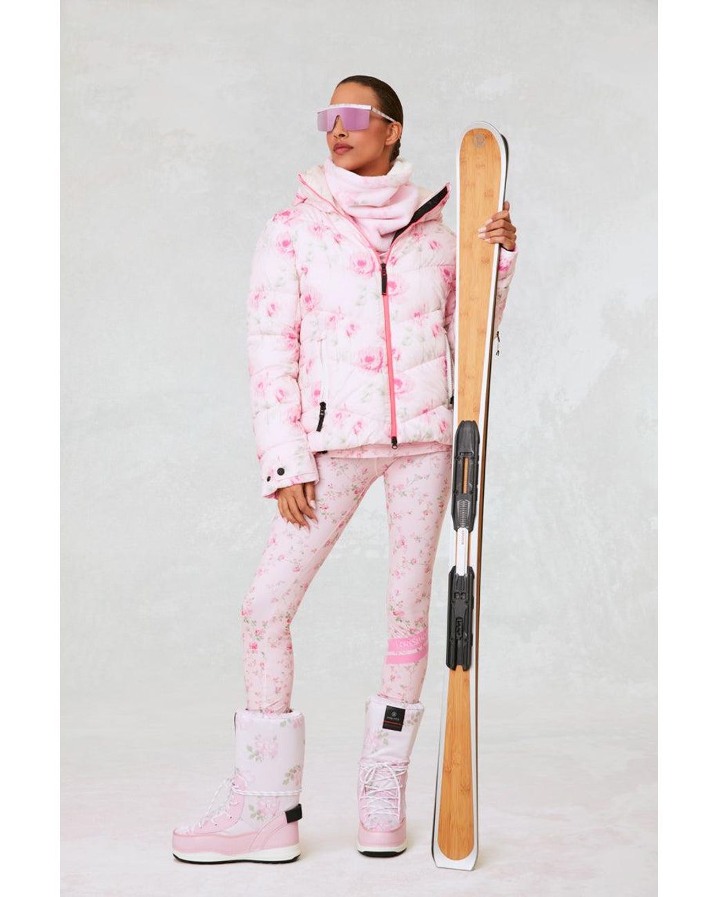 LoveShackFancy Bogner X Saelly Thermal Puffer Jacket in Pink Lyst