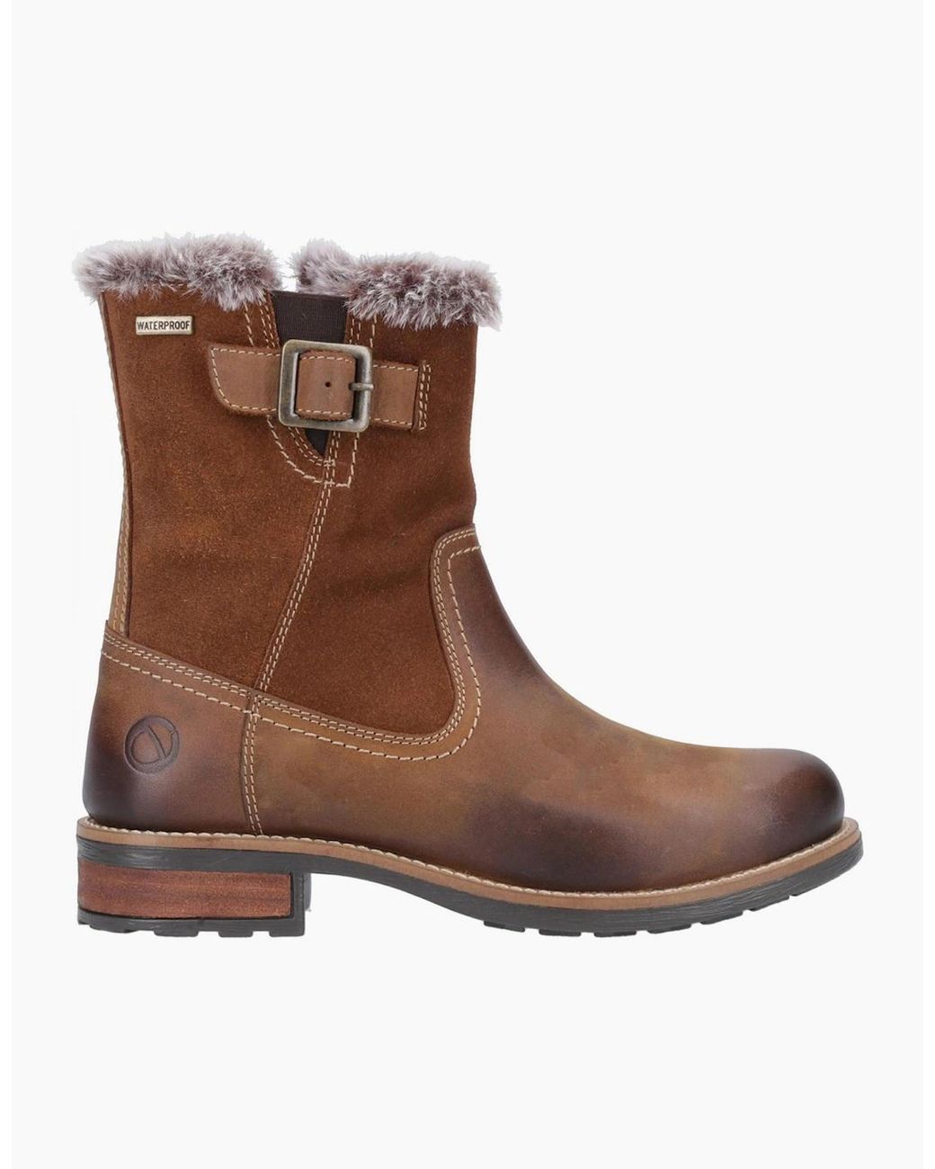 Cotswold Brown Kemerton Waterproof Boots Tan
