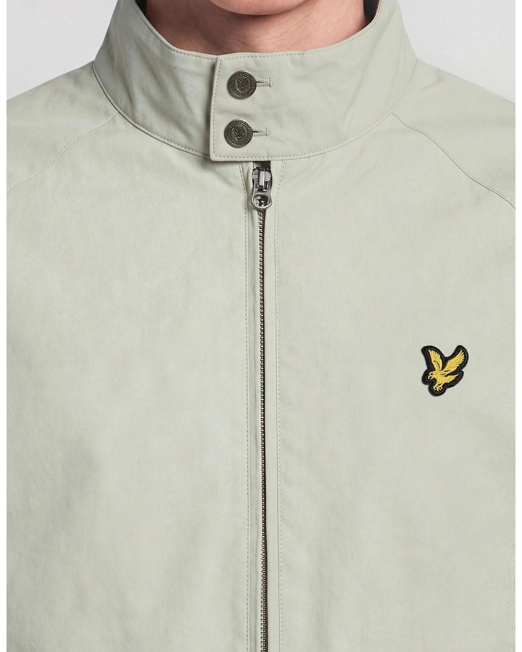 Lyle & Scott Natural Cotton Harrington Jacket for men