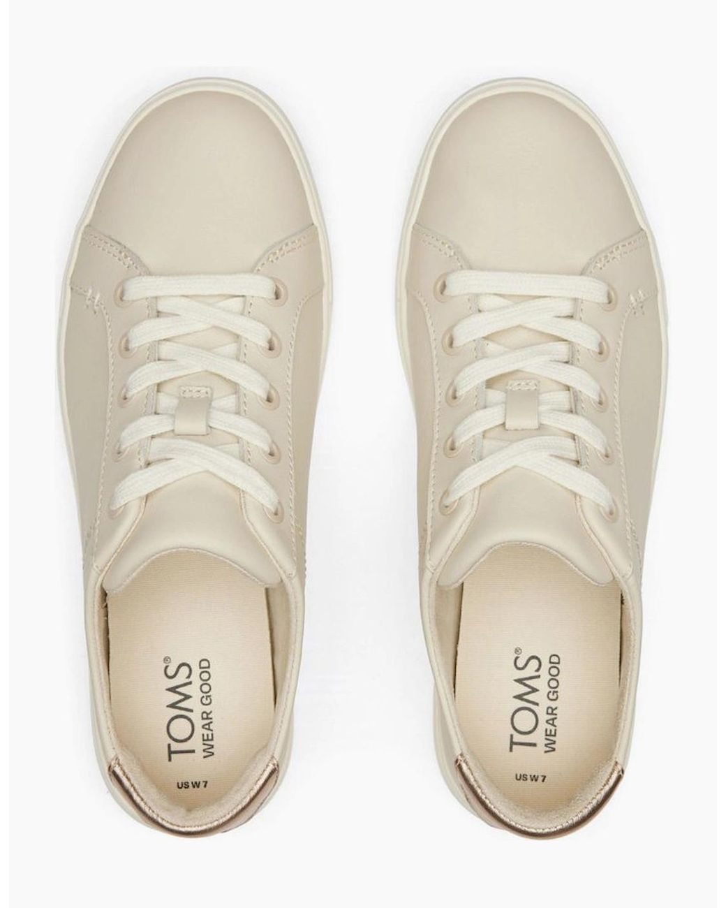 TOMS White Kameron Trainers