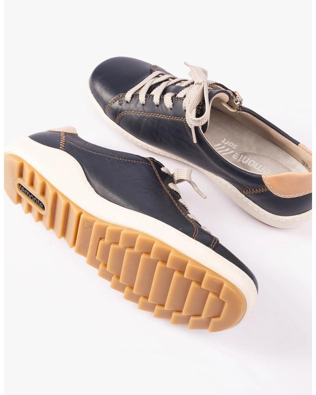 Remonte White R1432-14 Shoes Combination