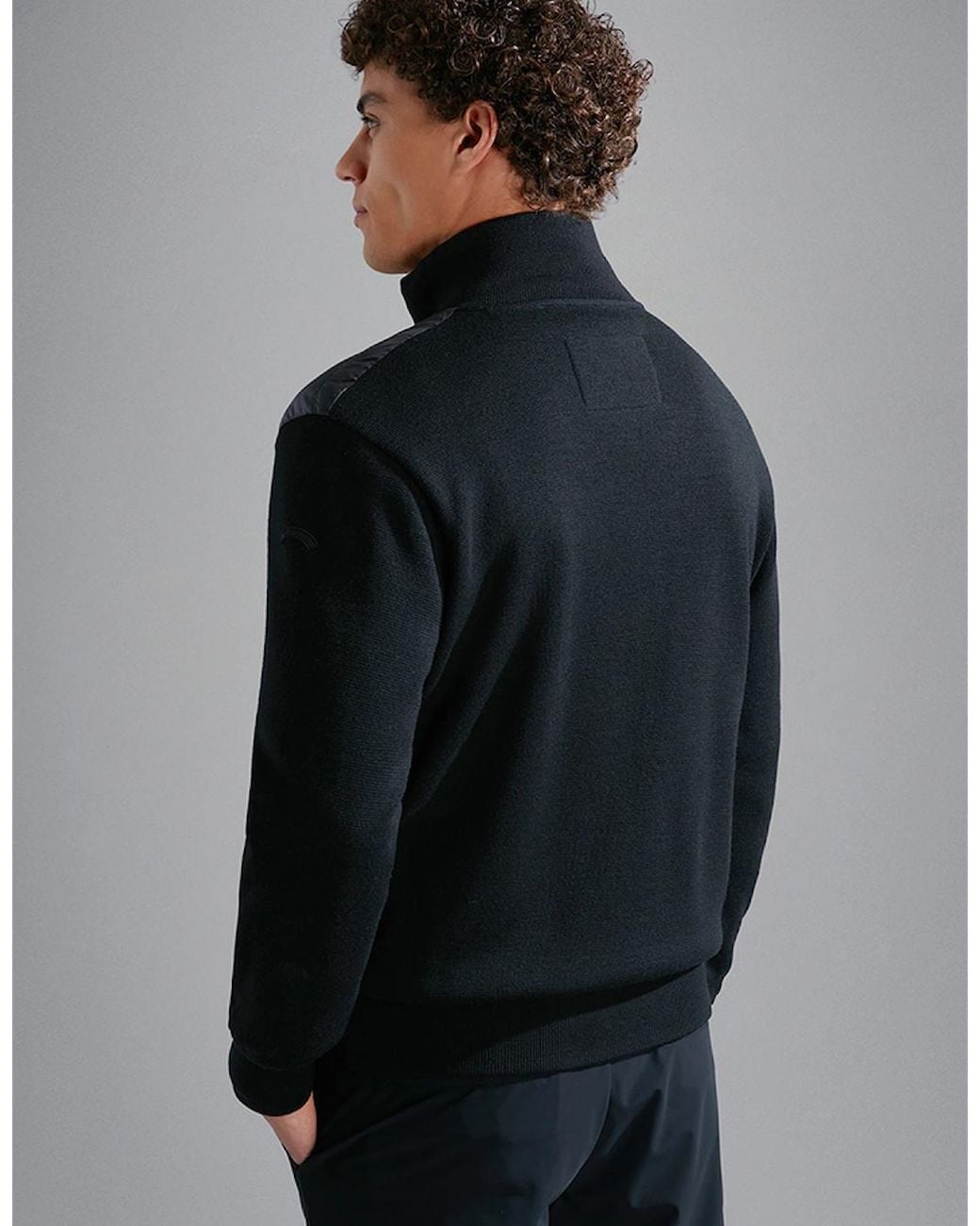Paul & Shark Gray Hybrid Wool And Nylon Cardigan Jacket for men