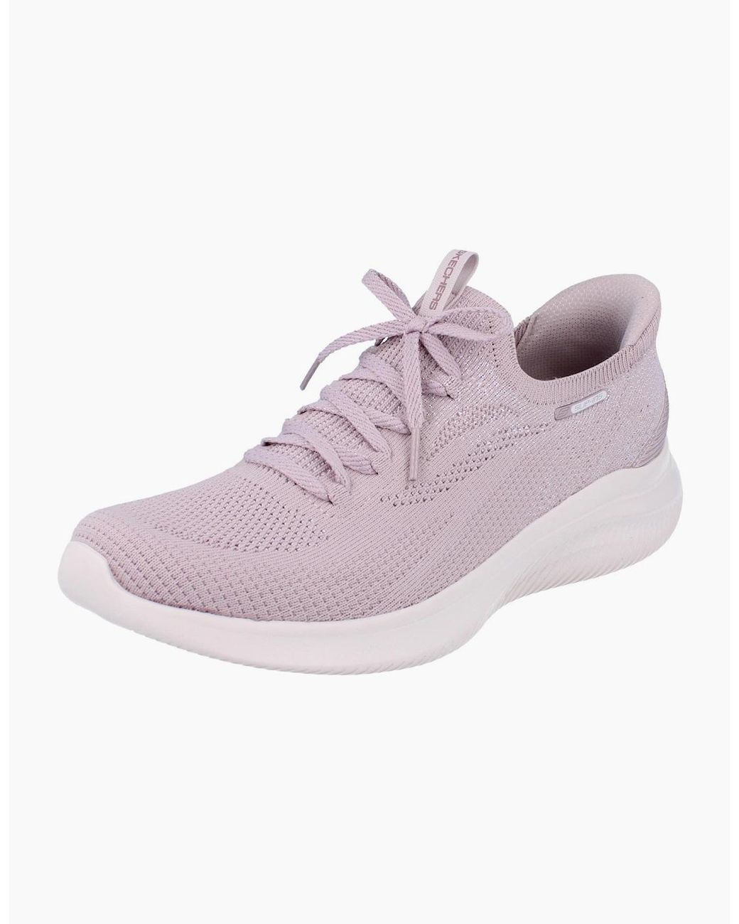 Skechers Purple Hands Free Slip-Ins Ultra Flex 4.0 Trainers 150801 Shoes Mve