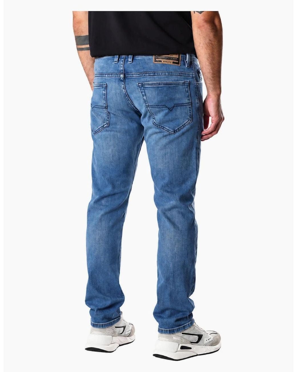 DIESEL Blue Thommer-R Faded Jeans for men