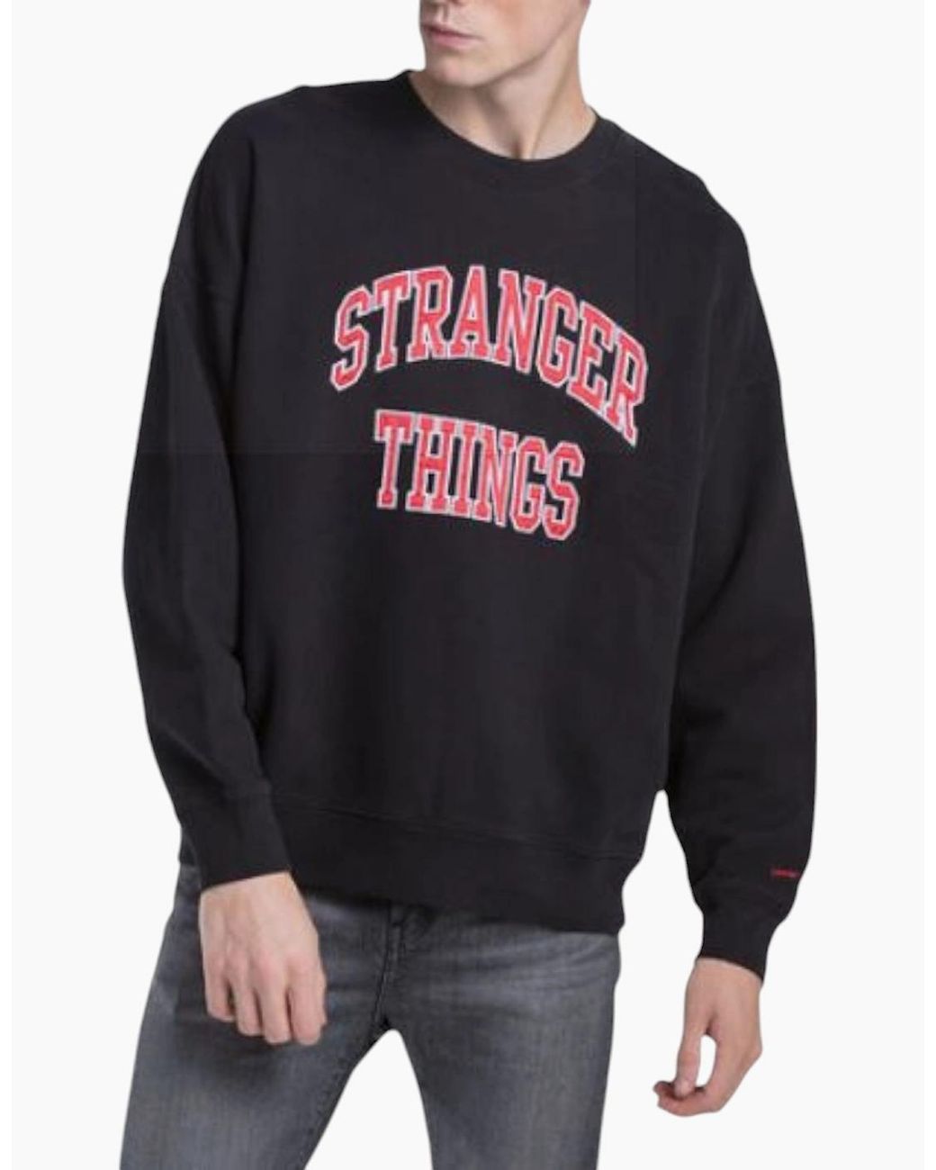 Levi's Gray Levi's Sweatshirt Oversized Retro Graphic Cotton Levi Sweater S M Xl Xxl for men