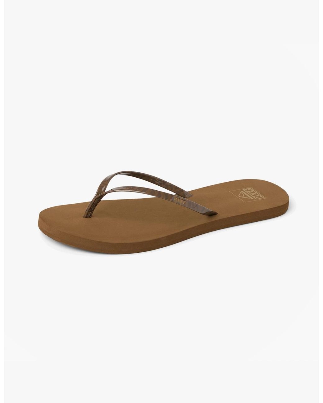 Reef Brown Bliss Nights Toe-Post Sandals Chocolate Stripe