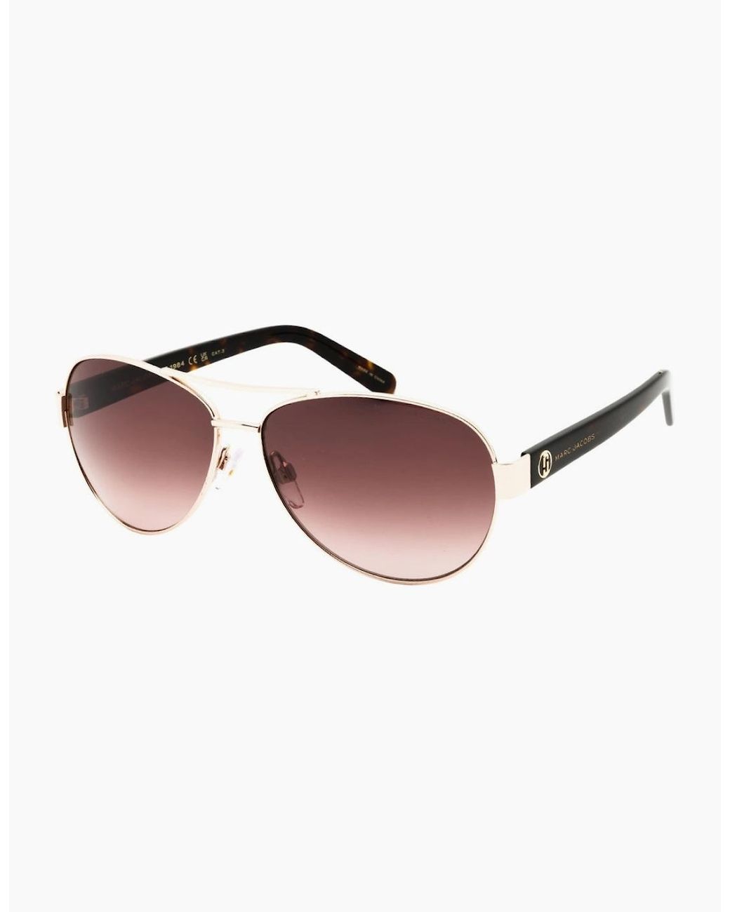 Marc Jacobs Brown Sunglasses Havana Framed Sunglasses