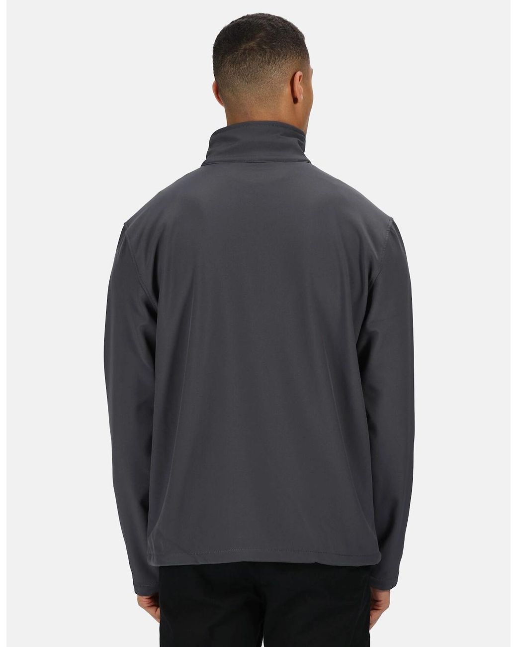 Regatta Gray Professional Reid Softshell Wind Resistant Water Repellent Jacket for men