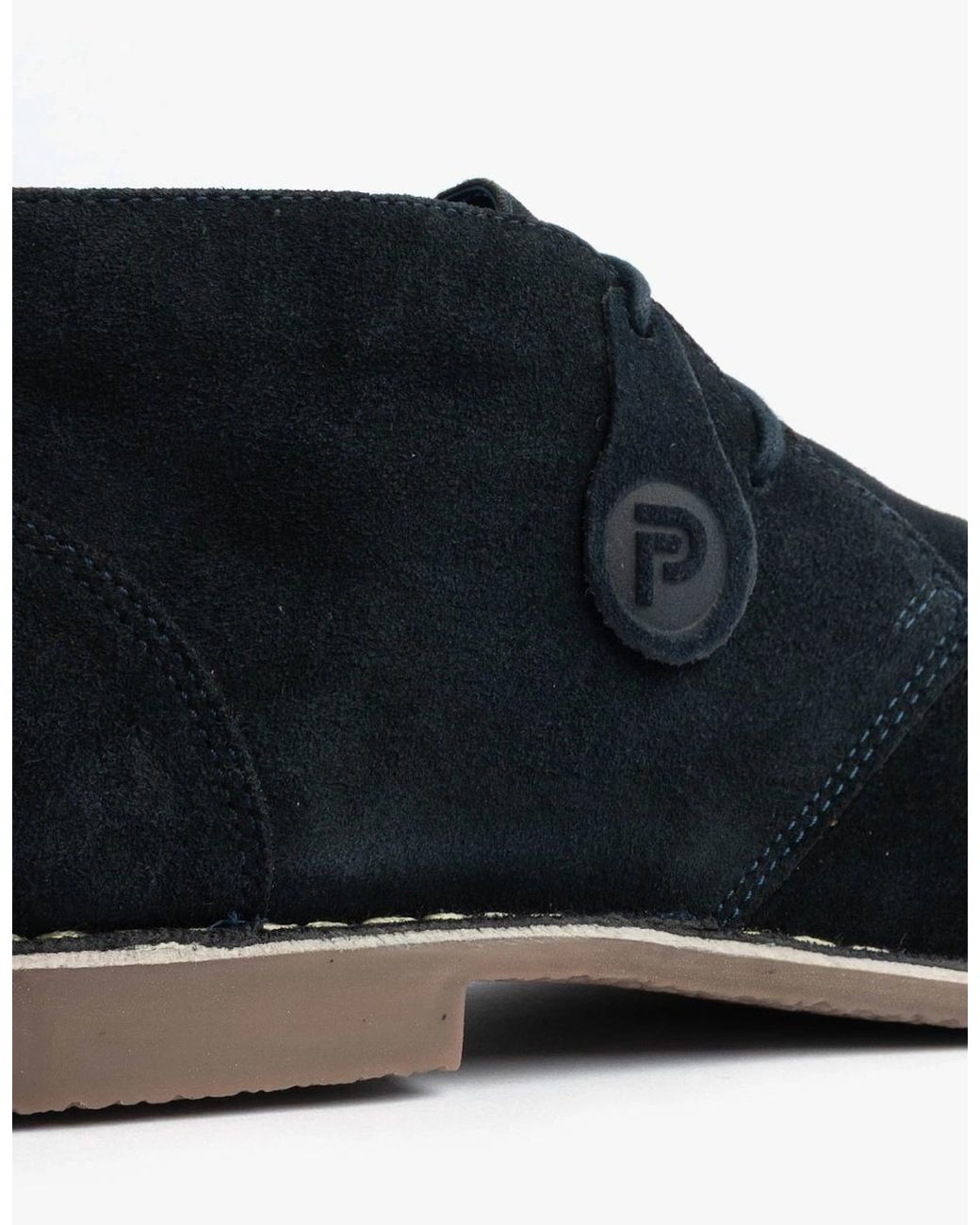 Popps Black Vespa Desert Boots