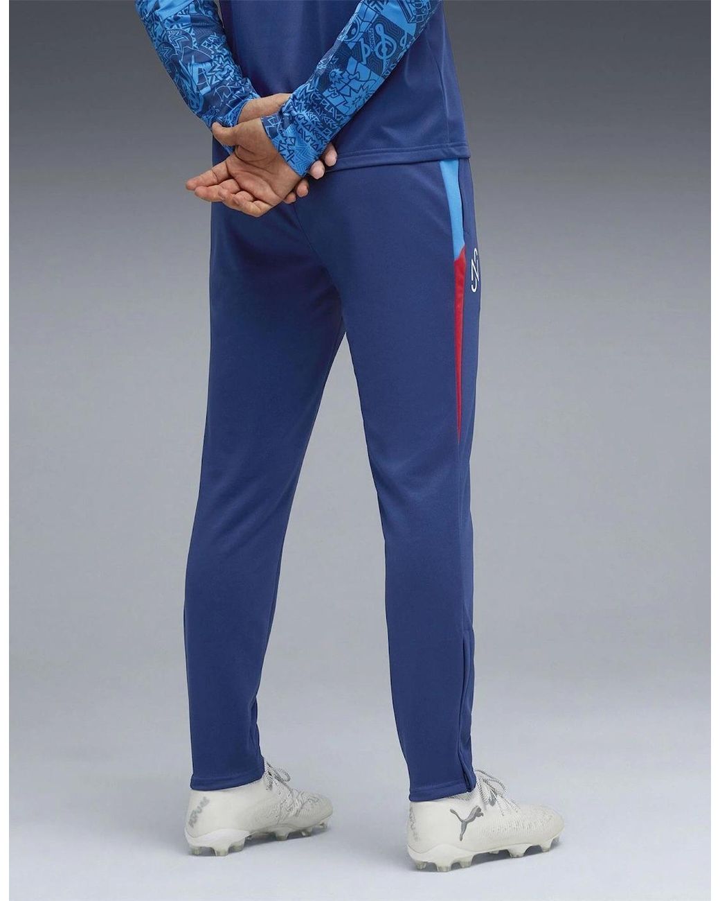 PUMA Blue Neymar Jr Playmaker Training Performance Tracksuit Bottoms for men