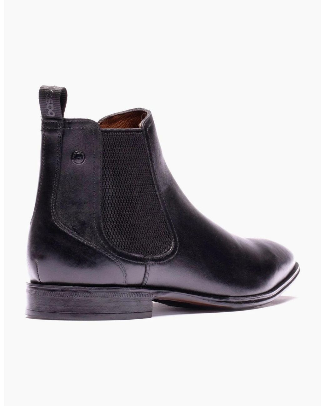 Base London Blue Ellison Chelsea Boots for men