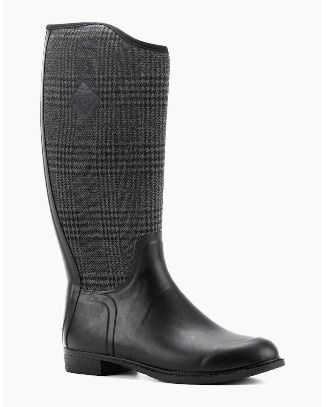 Muck Boot Black Derby Tall Wellingtons