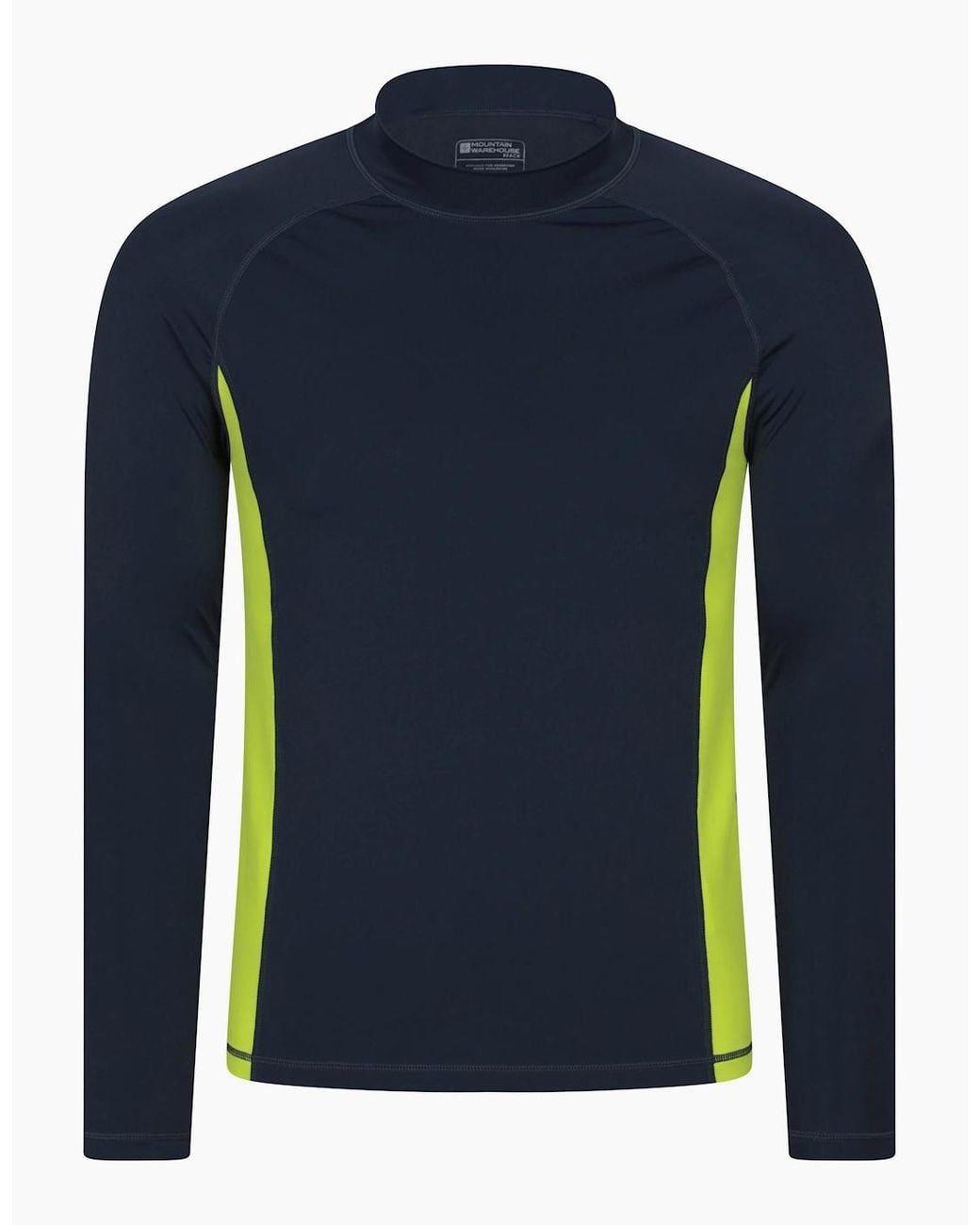 Mountain Warehouse Blue Long-Sleeved Rash Guard for men