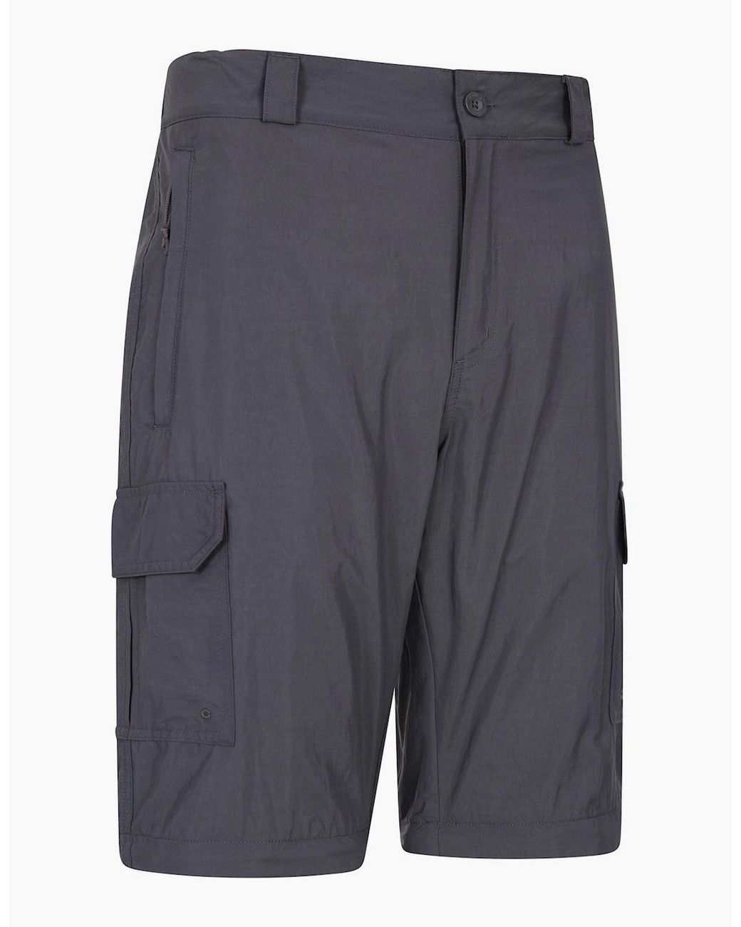 Mountain Warehouse Blue Explore Cargo Shorts for men