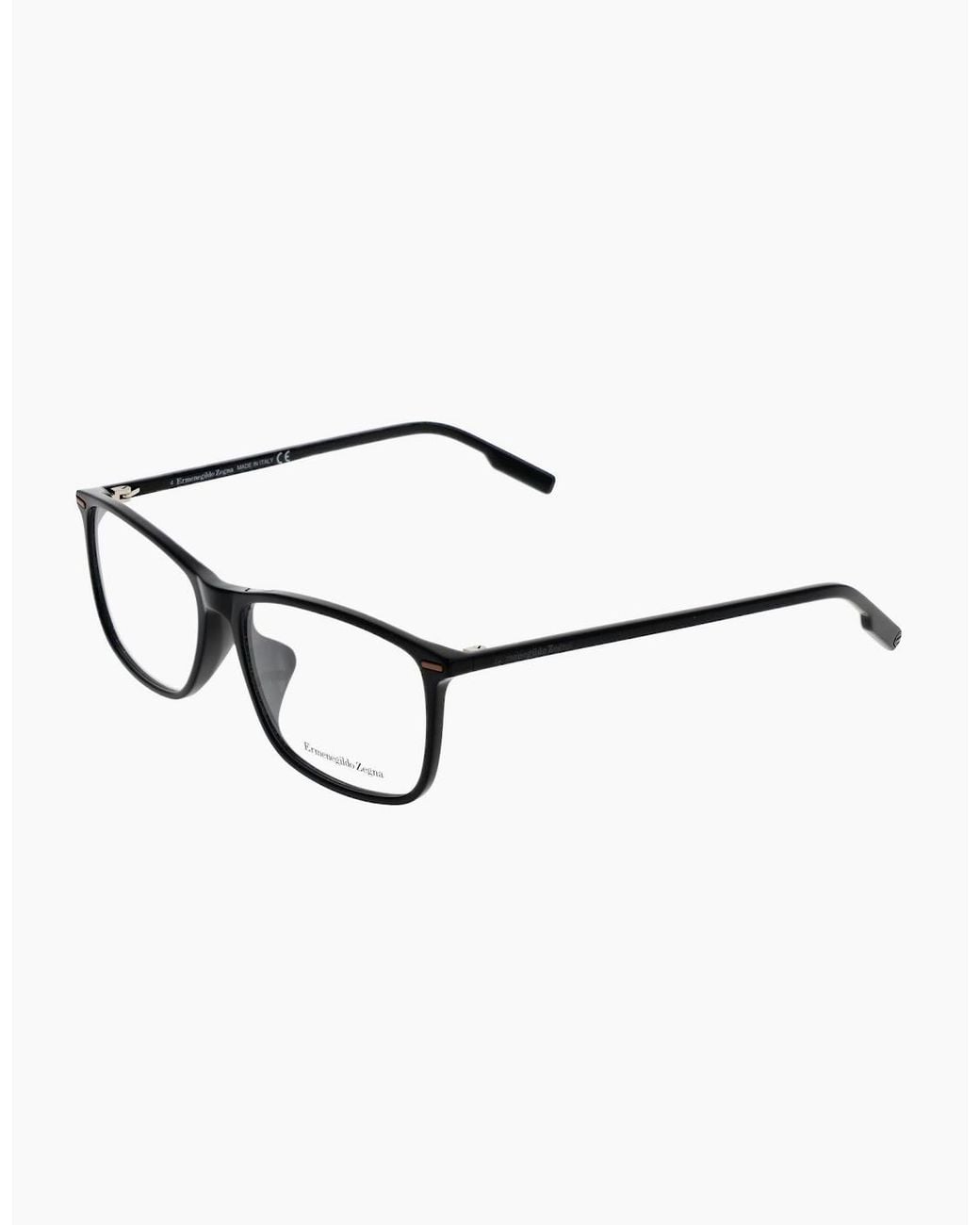 Zegna Brown Optical Frame Ez5236-F 001 57 for men