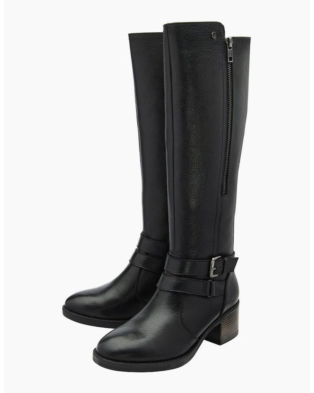 Lotus Black Jive Ii Knee High Boots