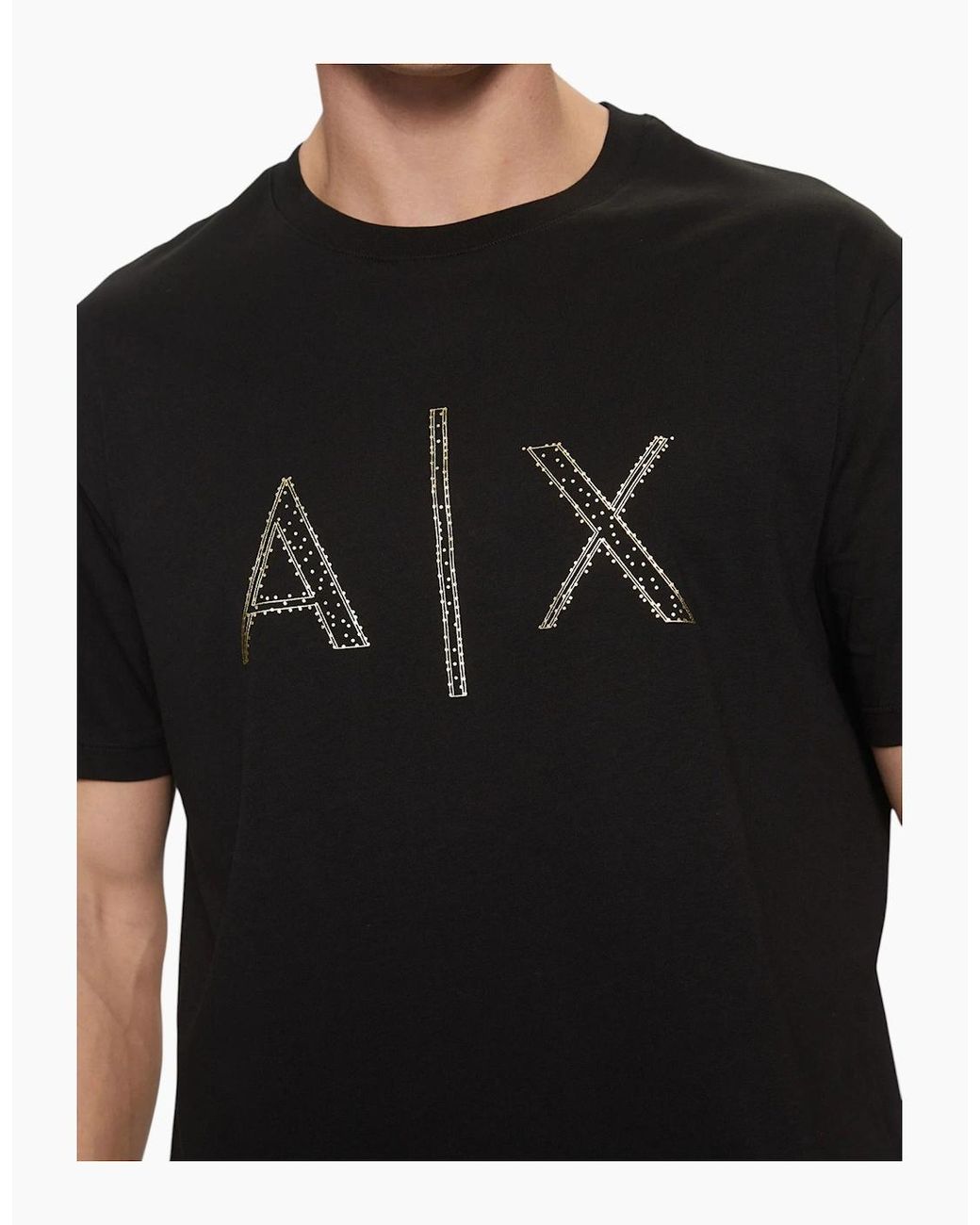 Armani Black Exchange T-Shirts Milano A for men