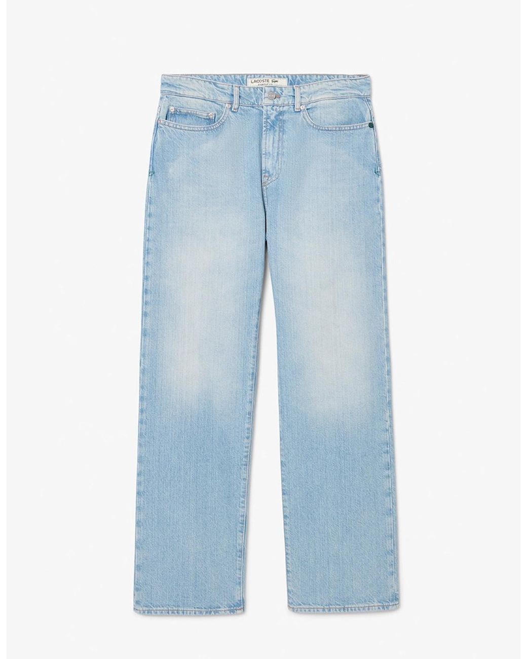 Lacoste Blue 5 Pocket Straight Cut Jeans