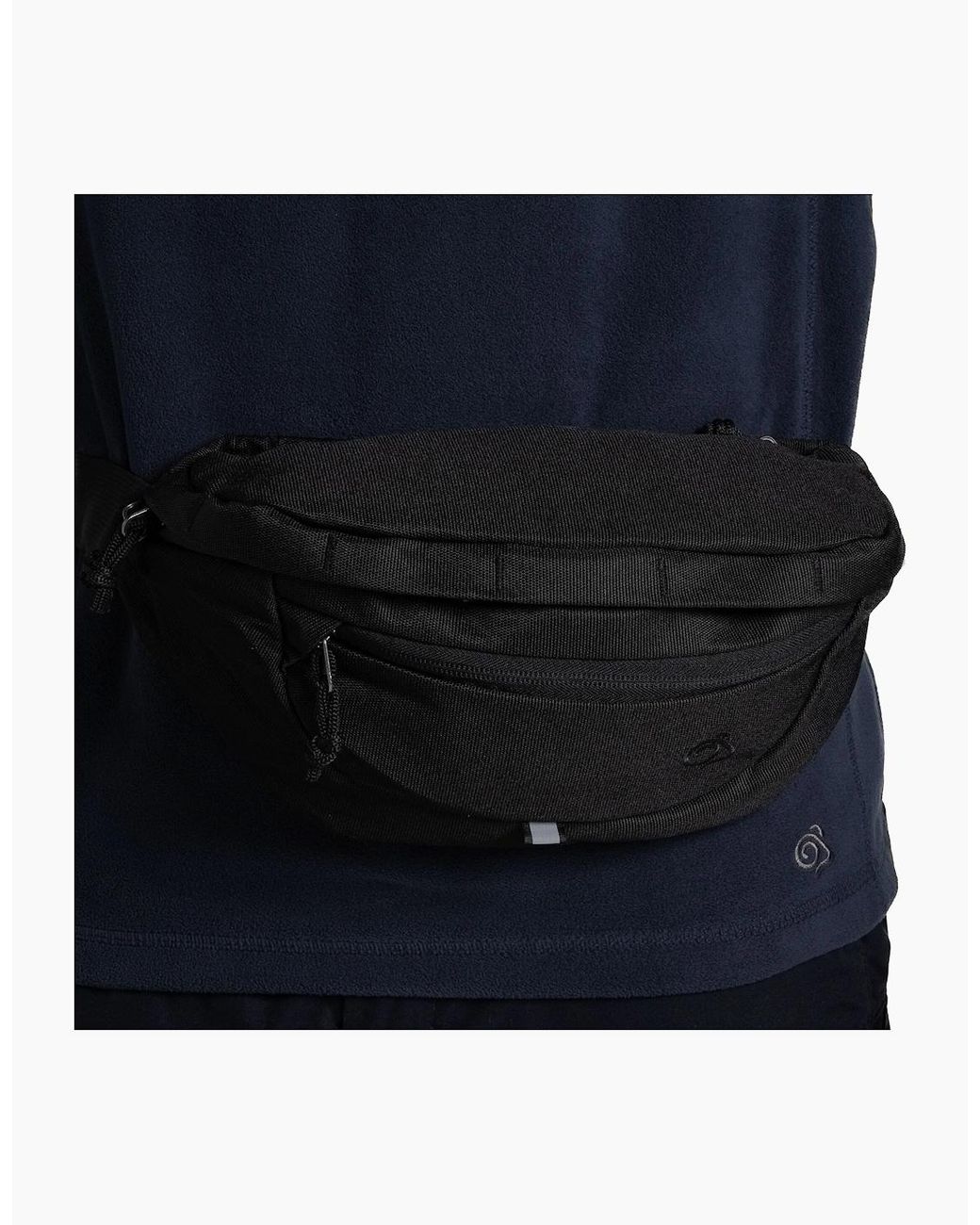 Craghoppers Black Kiwi Waist Bag for men