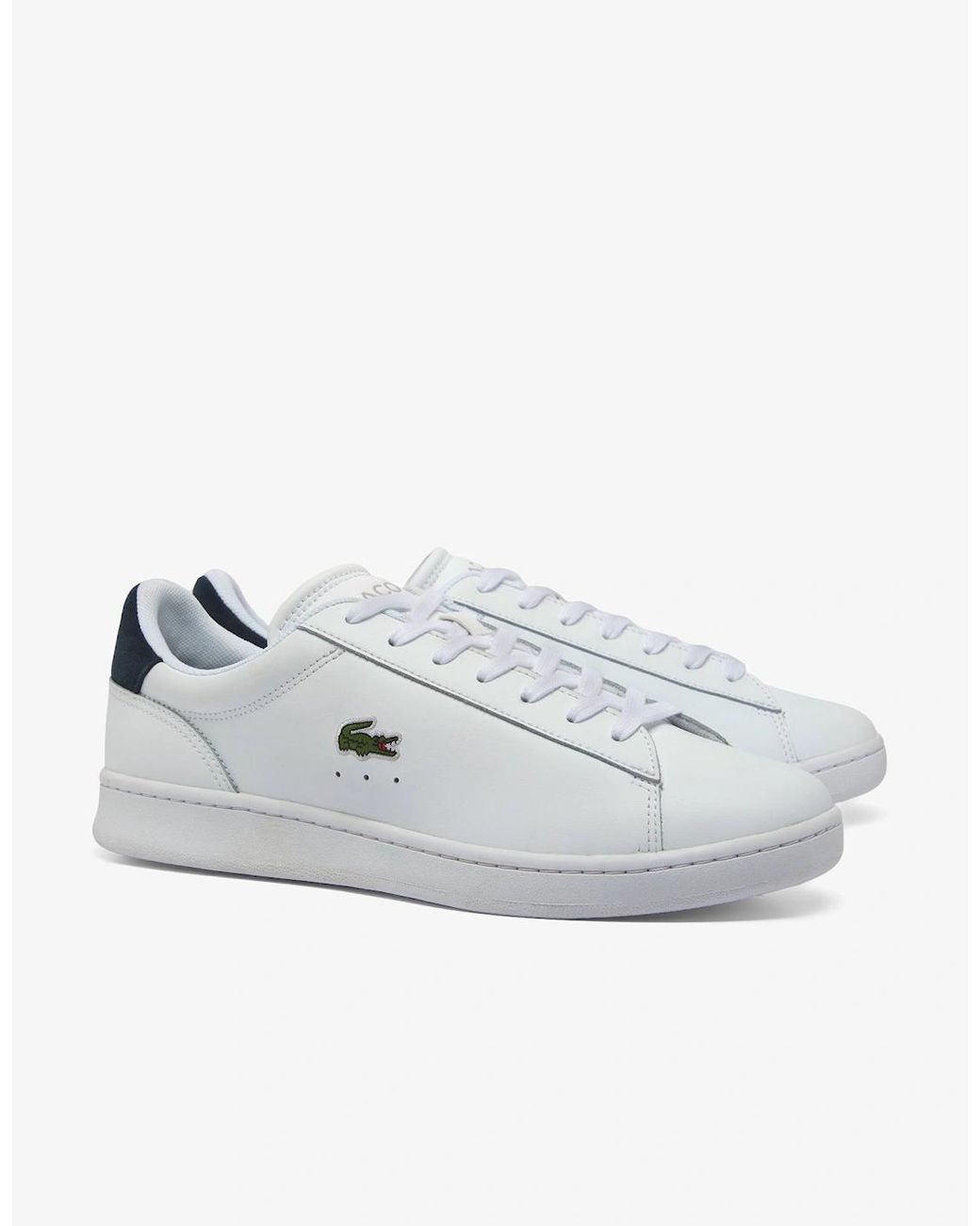 Lacoste White Carnaby Leather Trainers for men