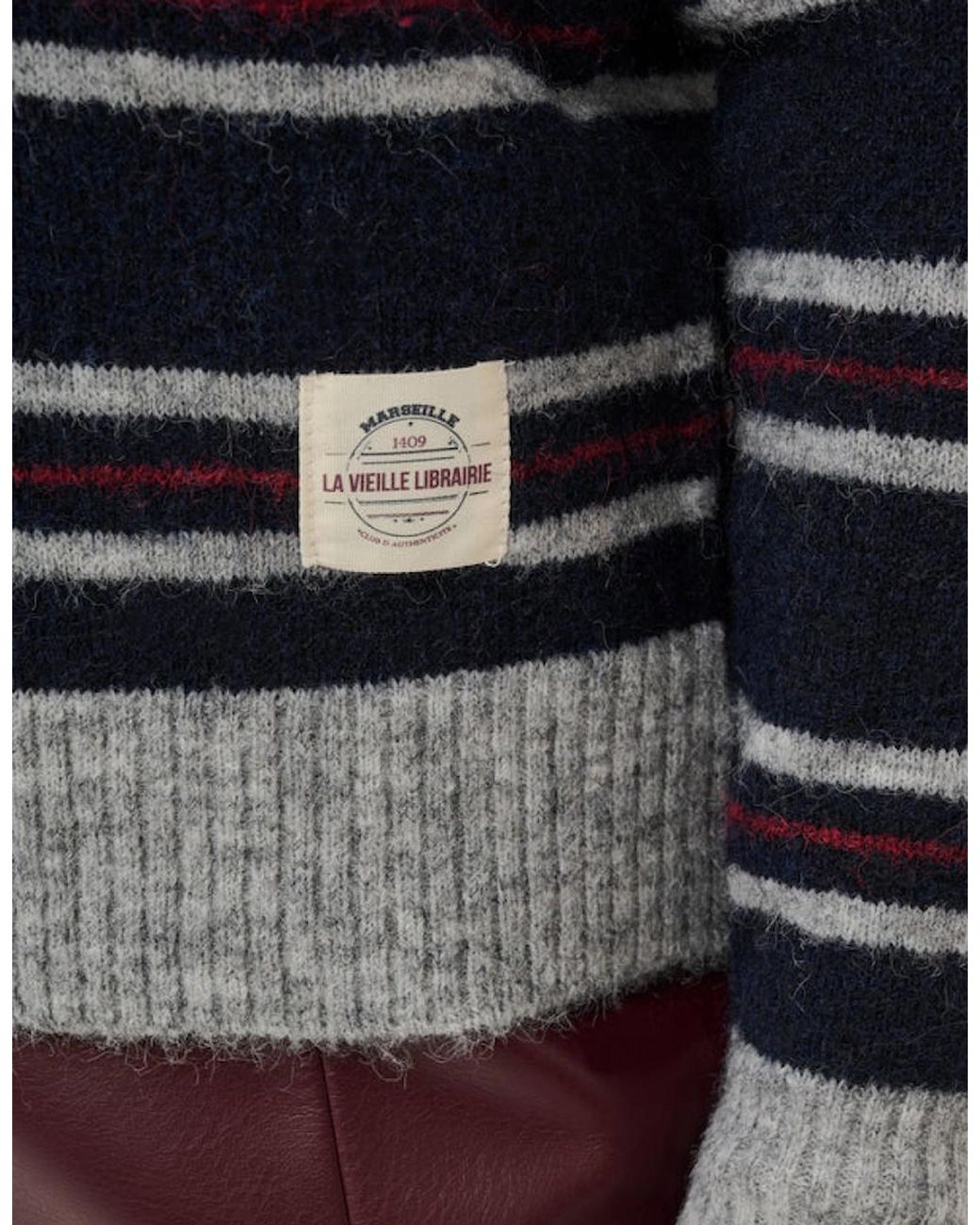 Cream Blue Ditte Polo Pullover