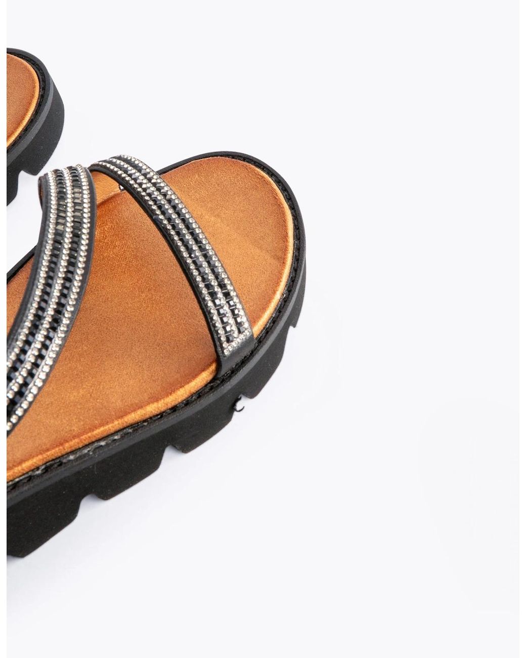 Heavenly Feet Black Fresco Sandals