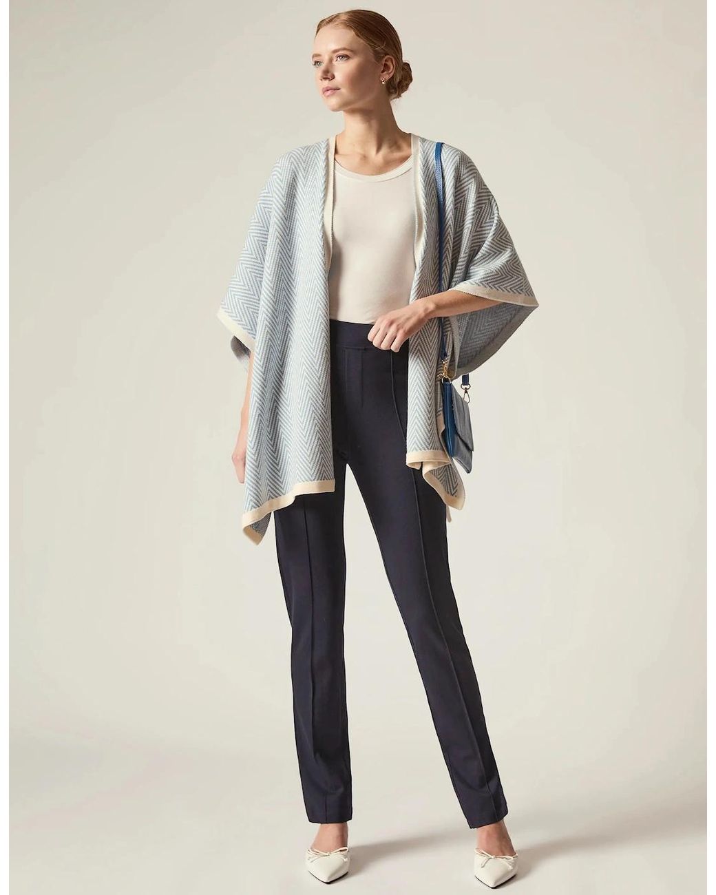 James Lakeland Blue Cigarette Trousers