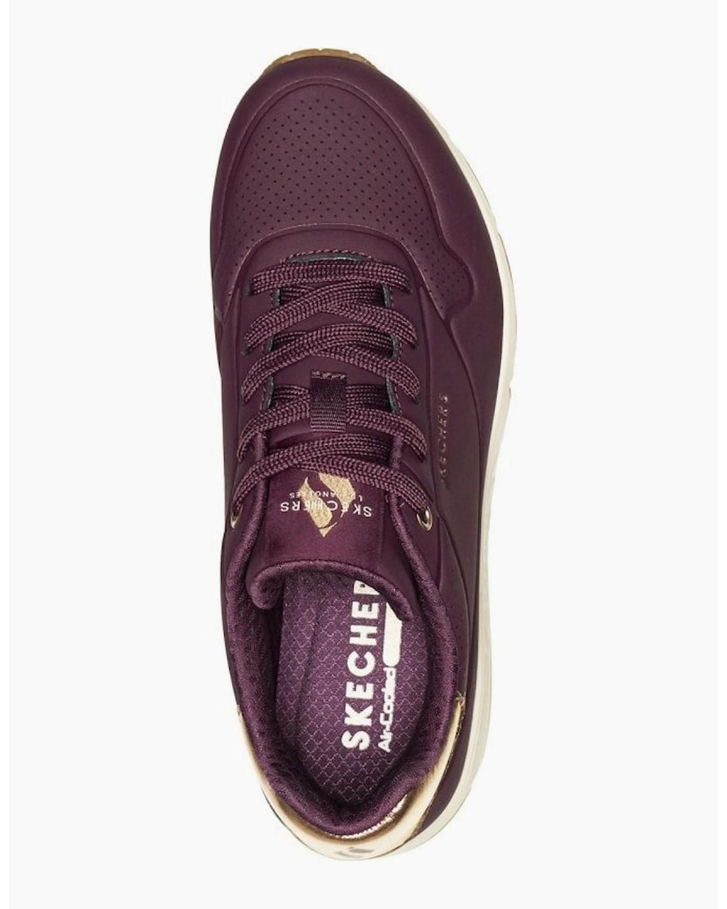 Skechers Purple Uno Golden Air Trainers
