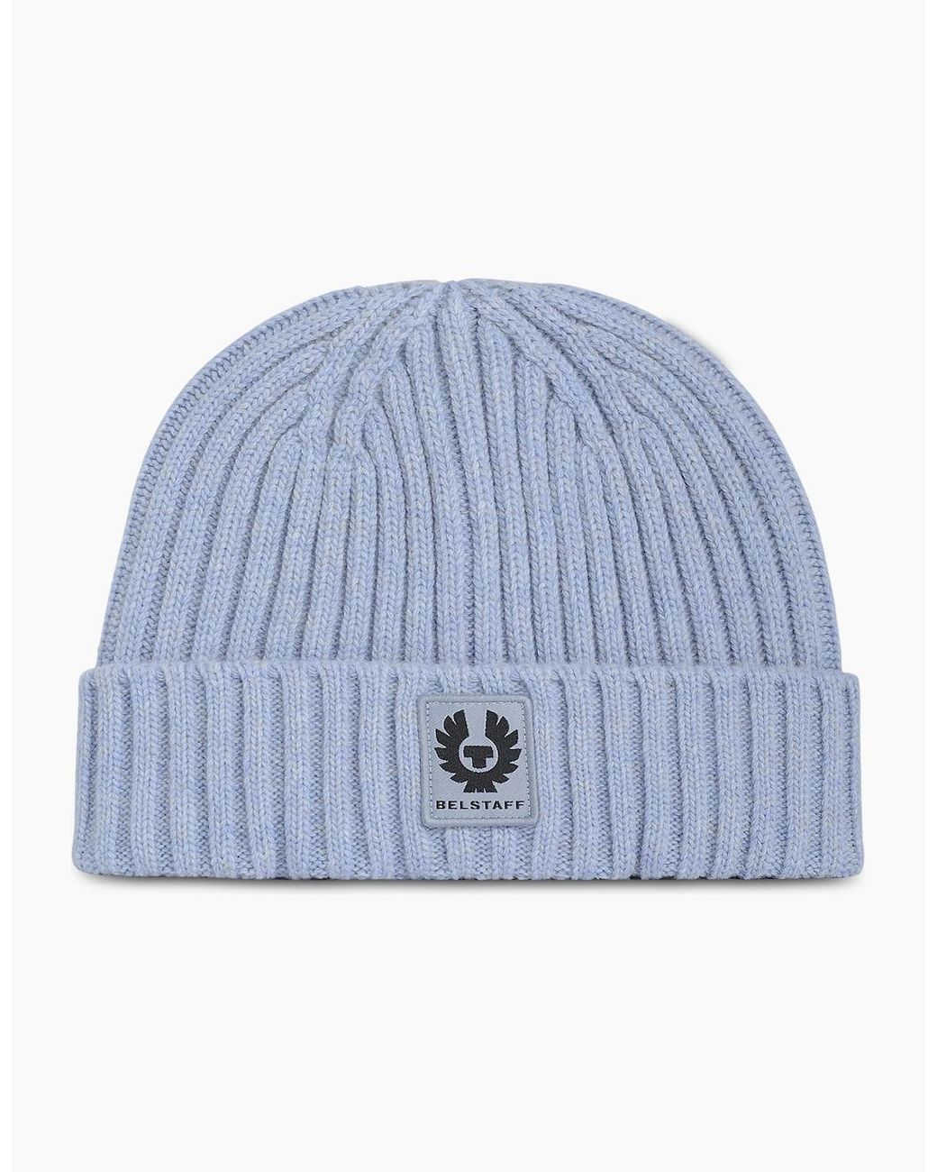 Belstaff Blue Watch Beanie Hat for men