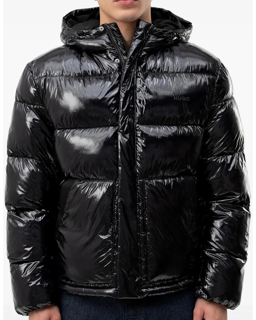 Boss Black Baro Shine Effect Puffer Jacket for men