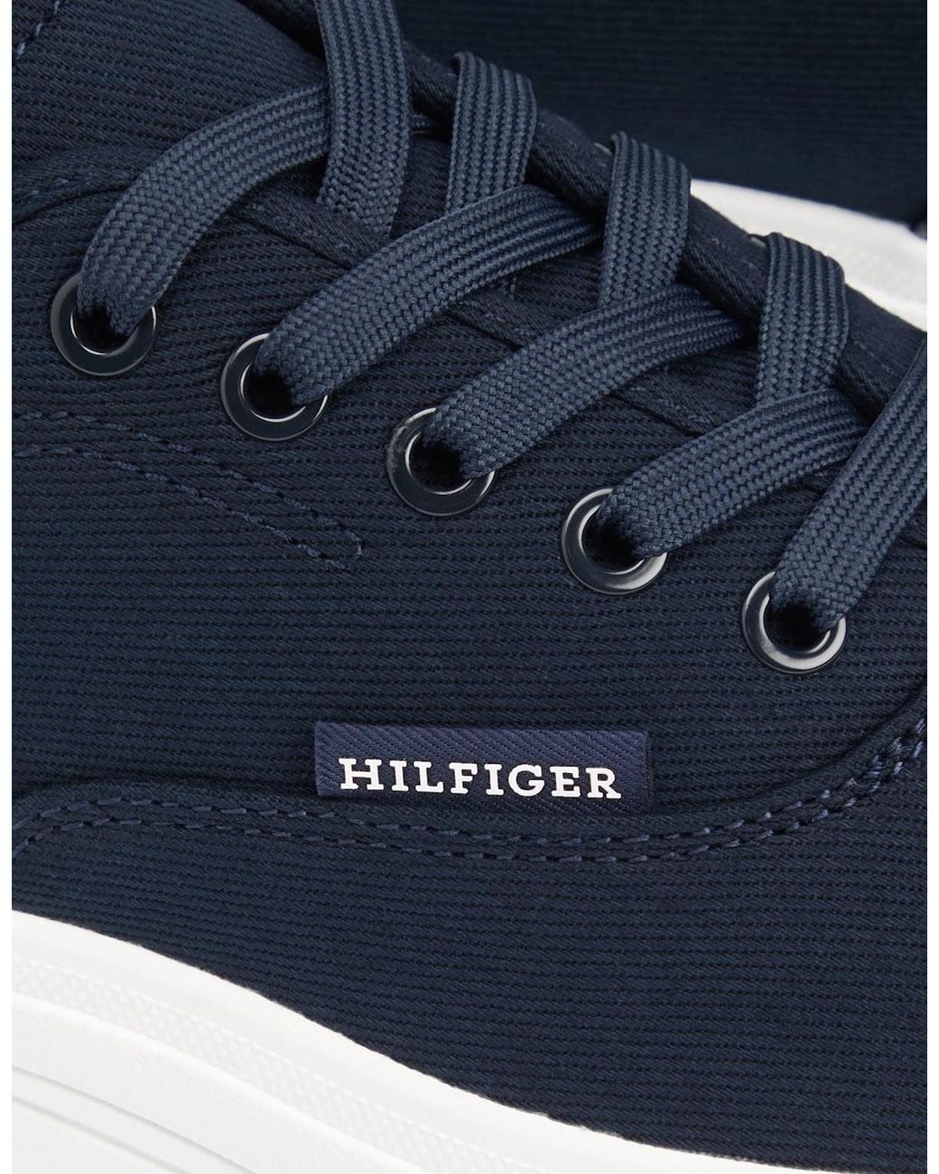 Tommy Hilfiger Blue Vulc Cup Casual Trainers Desert Sky for men