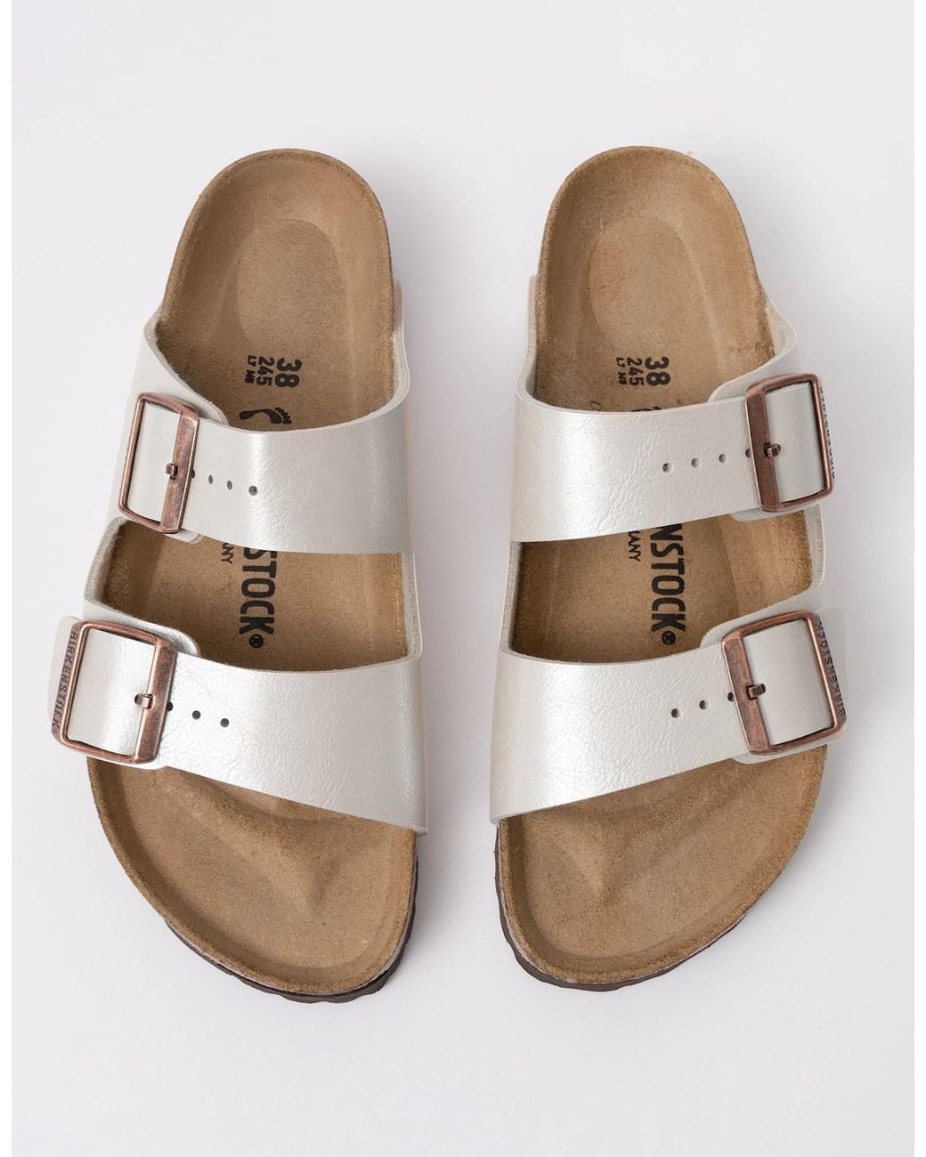 Birkenstock Arizona White Bf Sandals