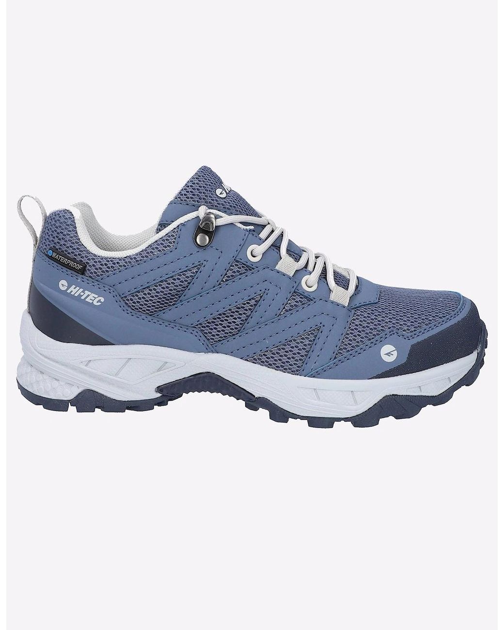 Hi-tec Blue Saunter Waterproof Shoes Flintstone