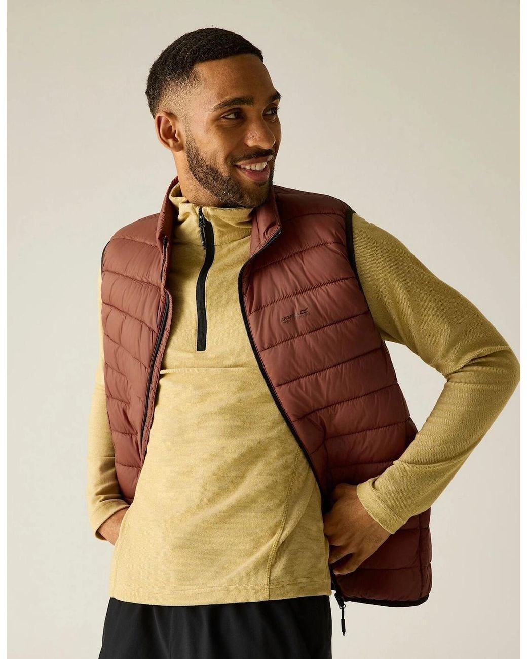 Regatta Brown Marizion Quilted Gilet for men