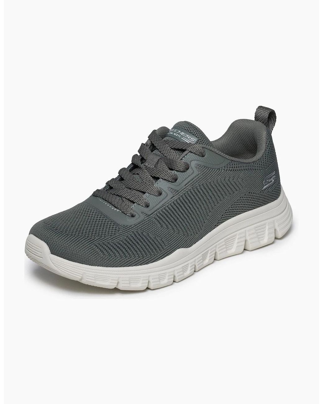 Skechers Black Bobs B Lite Textile Trainers