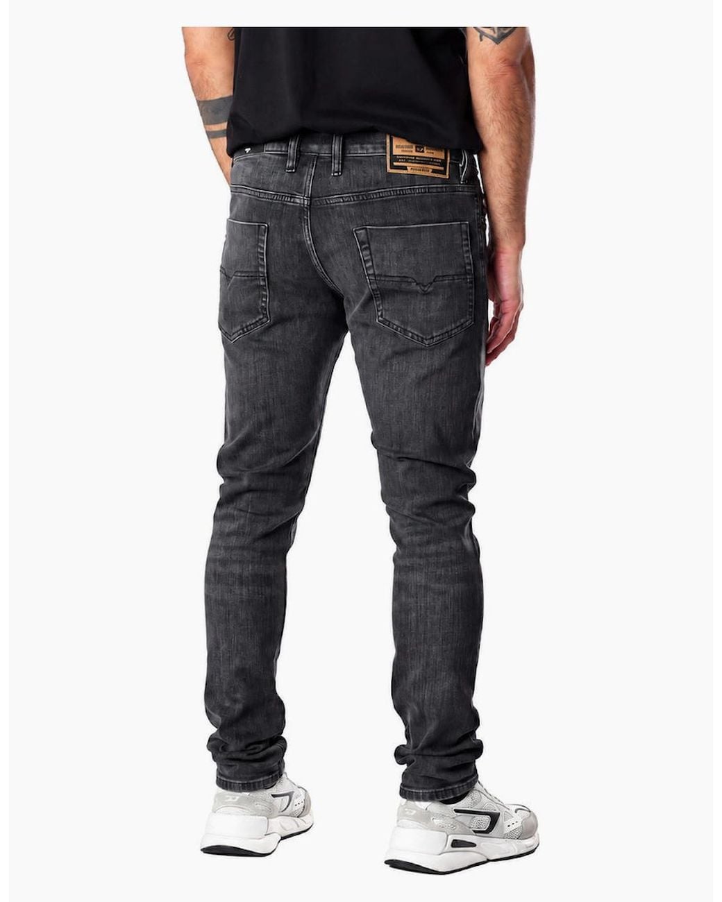 DIESEL Blue Buster-X Dark Faded Denim Jeans for men