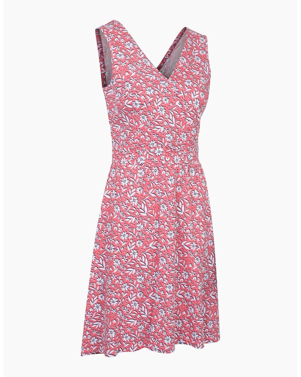 Mountain Warehouse Pink Ladies Newquay Blossom Sleeveless Midi Dress