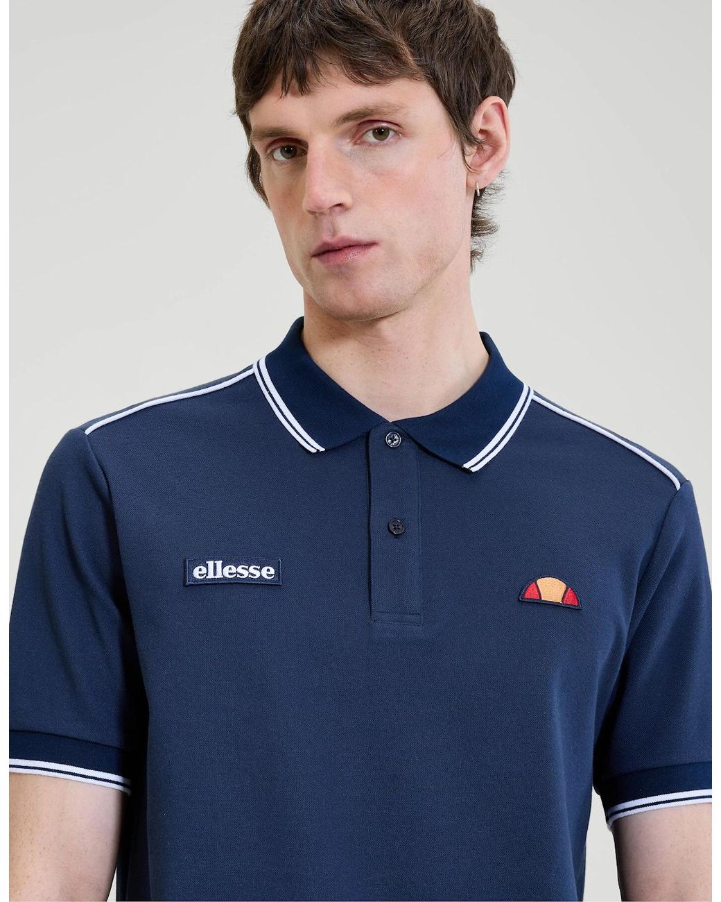 Ellesse Blue Macchino S/S Polo for men