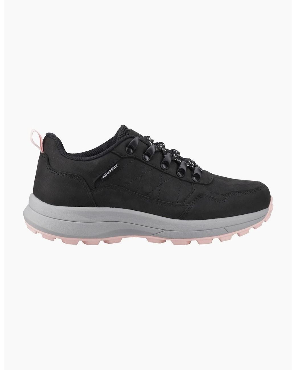 Cotswold Black Elmfield Nubuck Hiking Shoes