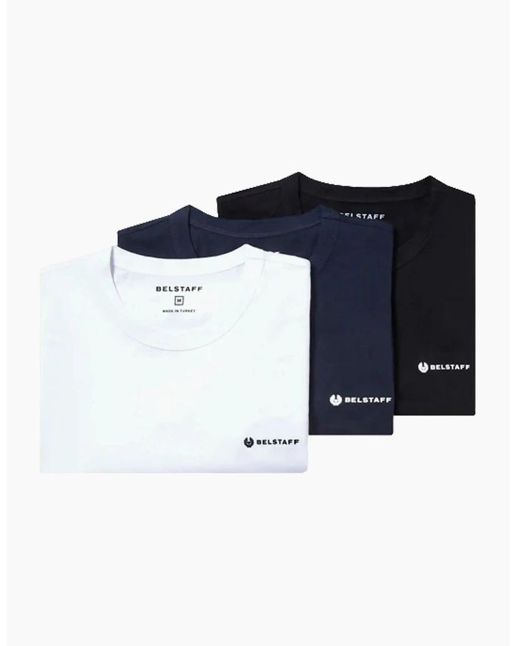 Belstaff Blue 3 Pack T-Shirt for men