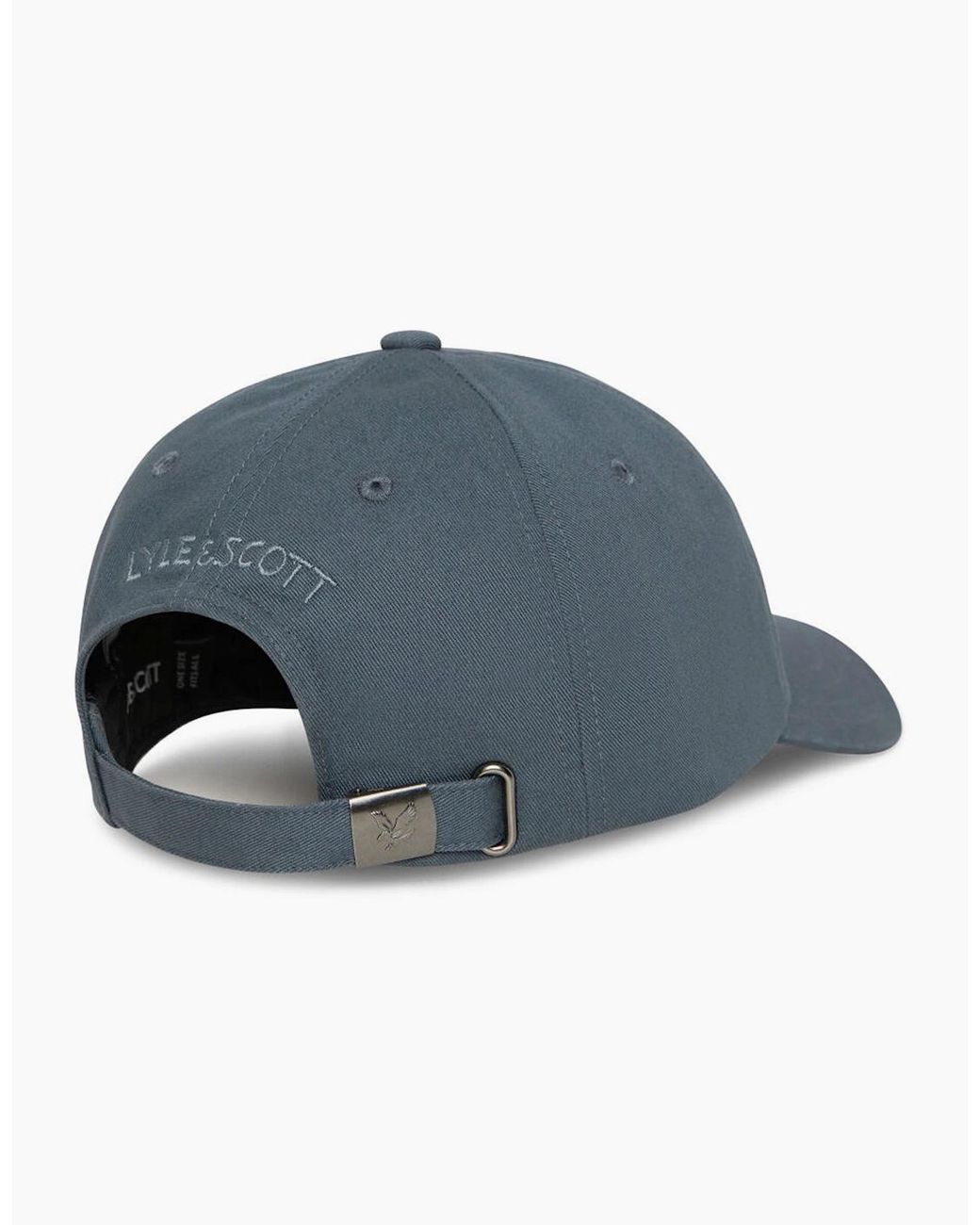 Lyle & Scott Blue Lyle & Scott Baseball Cap Gunmetal for men